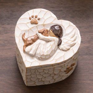 Always In My Heart Dog Memorial Keepsake Box